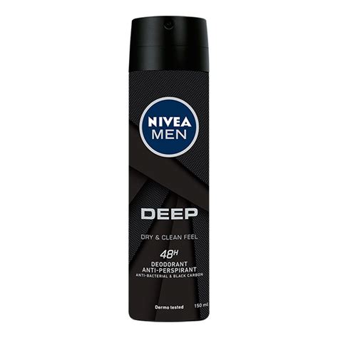 NIVEA Men Deep 150ml Antiperspirant Spray.